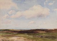 SHEEP ON THE MOOR by Wycliffe Egginton RI RCA at Ross's Online Art Auctions
