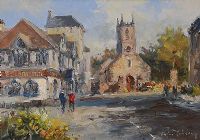 THE OLD PRIORY, HOLYWOOD by Colin Gibson at Ross's Online Art Auctions