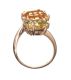18CT ROSE GOLD AMETHYST AND PERIDOT RING at Ross's Online Art Auctions