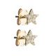 9CT GOLD DIAMOND STAR EARRINGS at Ross's Online Art Auctions