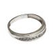 9CT WHITE GOLD HALF ETERNITY RING at Ross's Online Art Auctions
