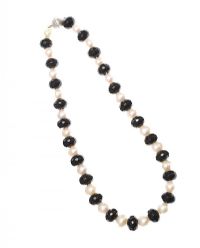 STRAND OF ONYX AND PEARLS at Ross's Online Art Auctions