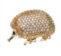 SILVER HEDGEHOG COSTUME BROOCH at Ross's Online Art Auctions