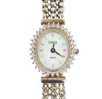 DMQ STERLING SILVER LADY'S WRIST WATCH at Ross's Online Art Auctions