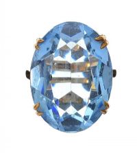 
VINTAGE 9CT GOLD TOPAZ RING at Ross's Online Art Auctions