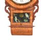 VICTORIAN INLAID WALL CLOCK at Ross's Online Art Auctions