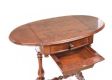 VICTORIAN MAHOGANY DROP LEAF LAMP TABLE at Ross's Online Art Auctions