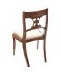 SET OF SIX GEORGIAN MAHOGANY SABRE LEG DINING CHAIRS at Ross's Online Art Auctions
