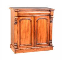 VICTORIAN MAHOGANY SIDE CABINET at Ross's Online Art Auctions