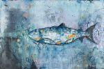 BIG BLUE FISH by Anna McKeever at Ross's Online Art Auctions