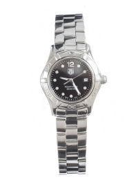TAG HEUER LADY'S STAINLESS STEEL & DIAMOND WRIST WATCH at Ross's Online Art Auctions