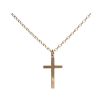 9CT GOLD CROSS NECKLACE at Ross's Online Art Auctions