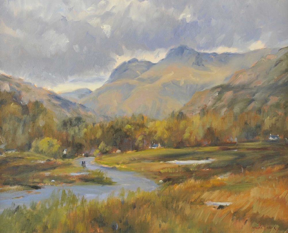 ROAD TO ELTERWATER by Patricia Turner at Ross's Online Art Auctions