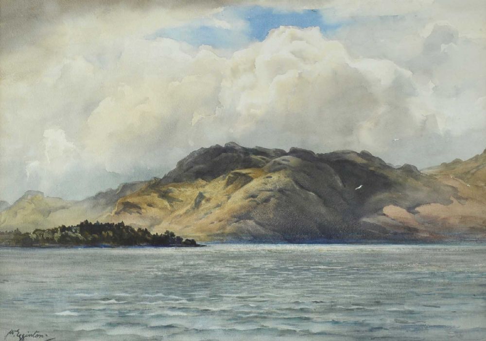 ON LOCH MORAR by Wycliffe Egginton RI RCA at Ross's Online Art Auctions