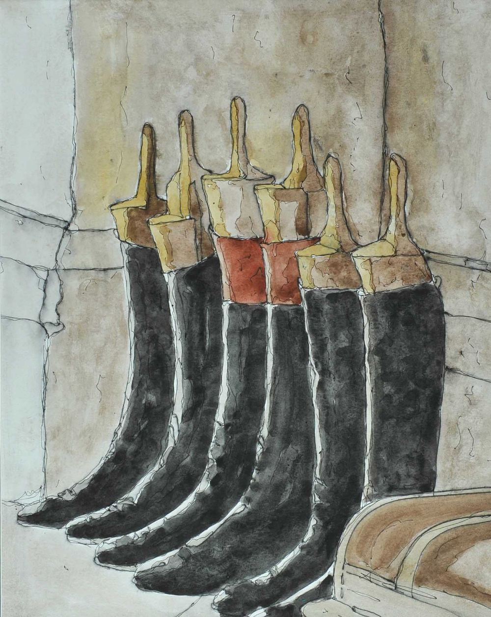 THE BOOT ROOM by Audrey Smyth at Ross's Online Art Auctions