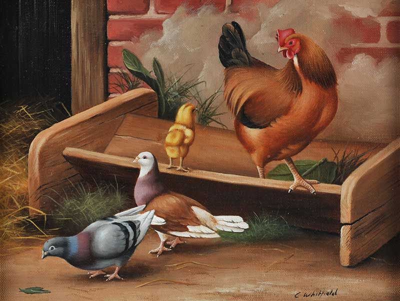 POULTRY by C. Whitfield at Ross's Online Art Auctions