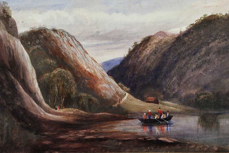 THE TROSSACHS by Andrew Nicholl RHA at Ross's Online Art Auctions