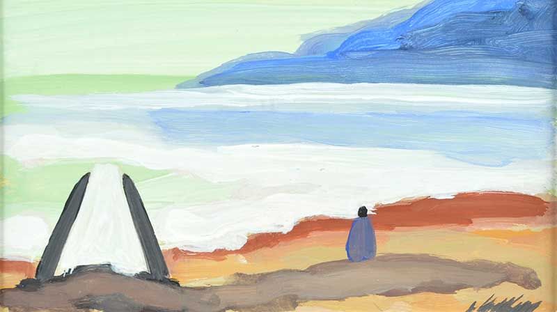 LOOKING OUT TO SEA by Markey Robinson at Ross's Online Art Auctions