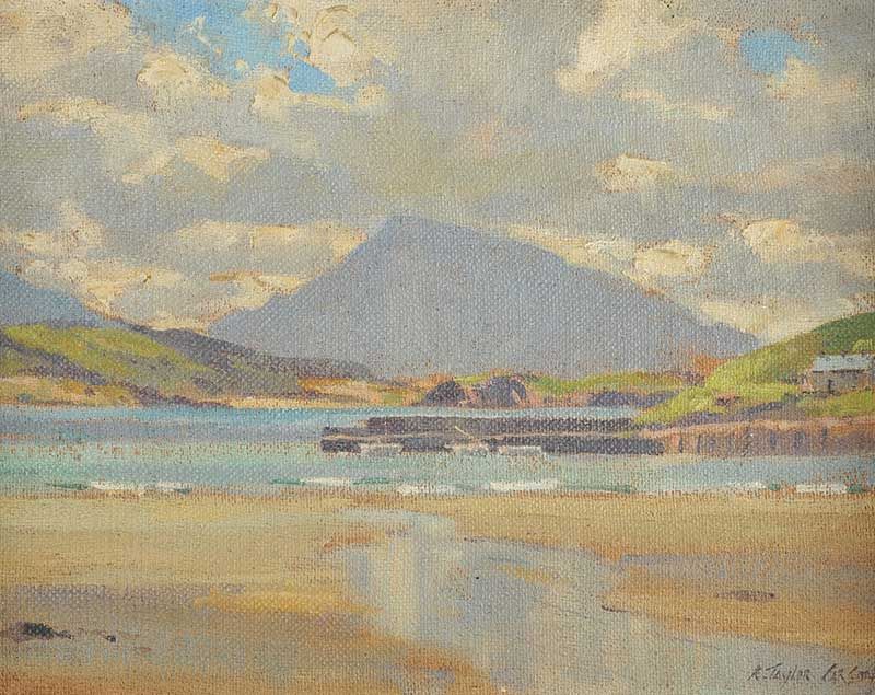 MUCKISH, DONEGAL by Robert Taylor  Carson RUA at Ross's Online Art Auctions