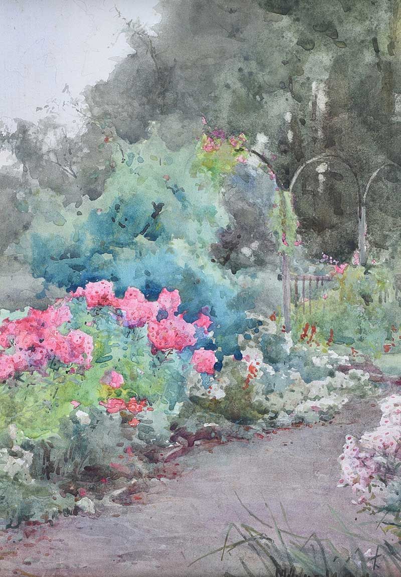 PHLOX, ROSES & OTHER FLOWERS by Mildred Anne Butler RWS at Ross's Online Art Auctions