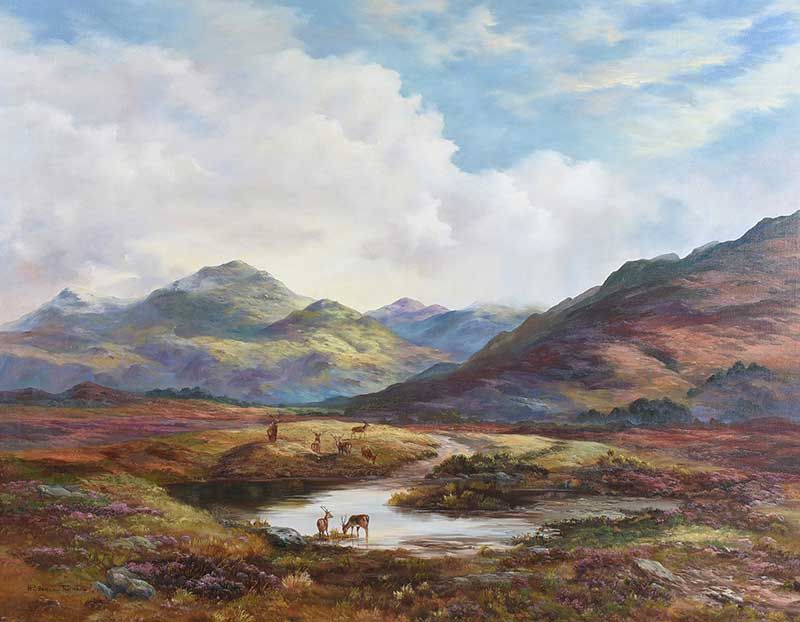 NEAR RANNOCK by Prudence Turner at Ross's Online Art Auctions