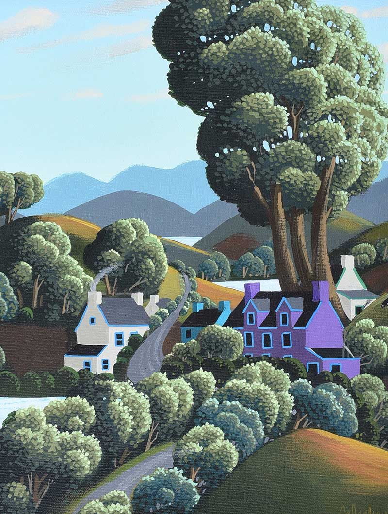 THE PURPLE HOUSE by George Callaghan at Ross's Online Art Auctions