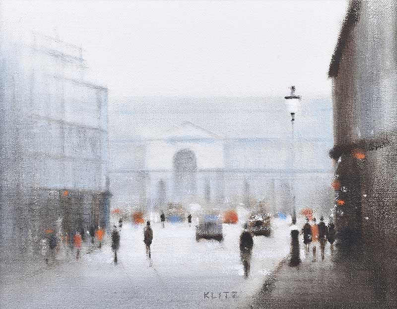 A LONDON STREET by Anthony Klitz at Ross's Online Art Auctions