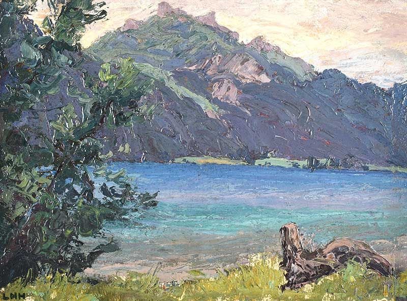 THE LAKE by Letitia Marion Hamilton RHA at Ross's Online Art Auctions