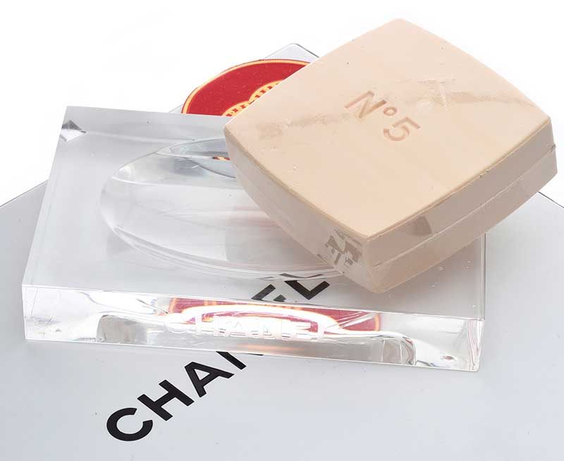 CHANEL LIMITED EDITION SOAP DISH AND SOAP