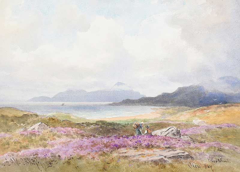CLEW BAY, CLARE ISLAND by Joseph William  Carey RUA at Ross's Online Art Auctions