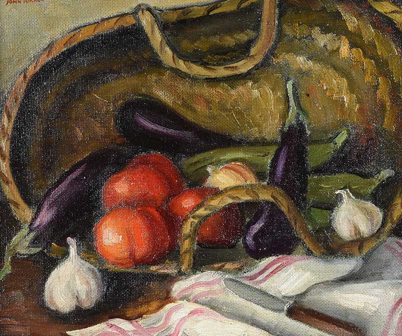 TABLE TOP STILL LIFE by John Turner RUA at Ross's Online Art Auctions