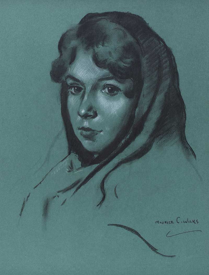 MAUREEN, GALWAY GIRL by Maurice Canning  Wilks ARHA RUA at Ross's Online Art Auctions
