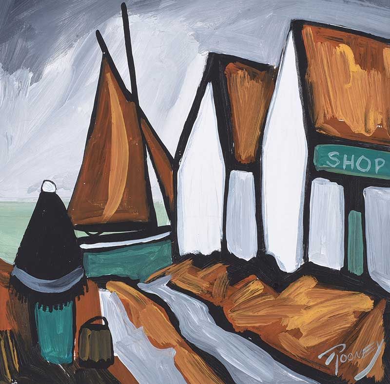 THE SEA SHOP by J.P. Rooney at Ross's Online Art Auctions