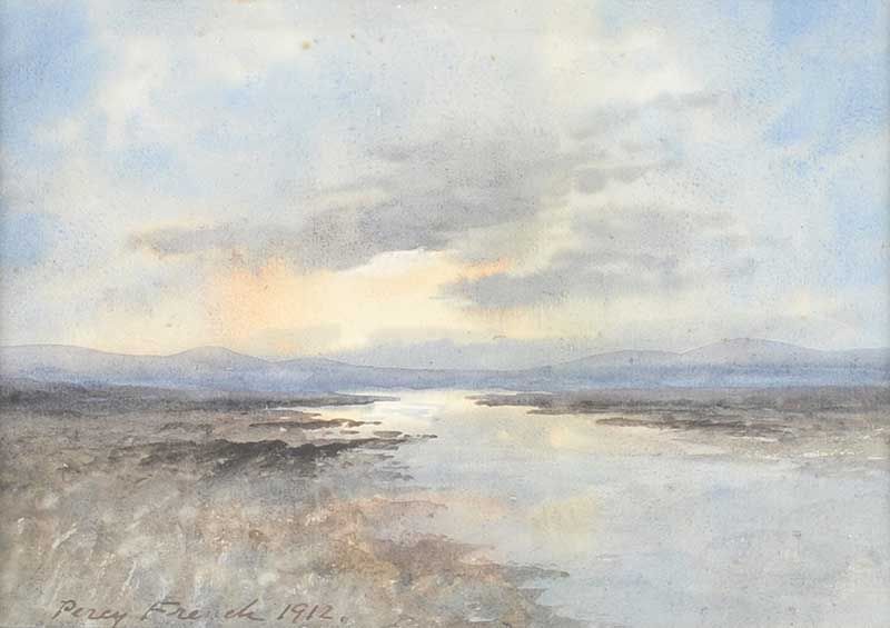 BOGLANDS, CONNEMARA by William Percy  French at Ross's Online Art Auctions