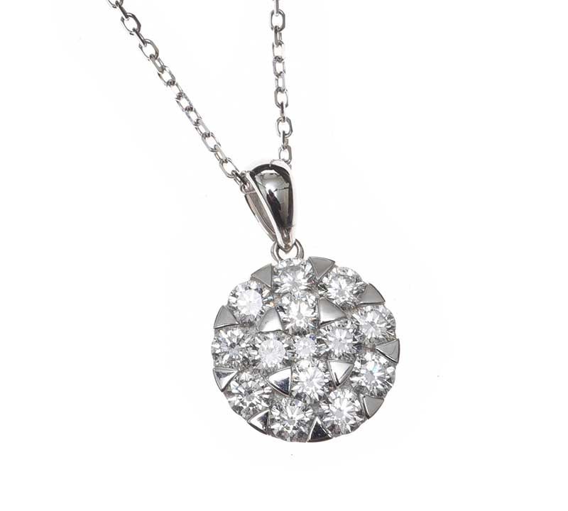 18CT WHITE GOLD NECKLACE at Ross's Online Art Auctions