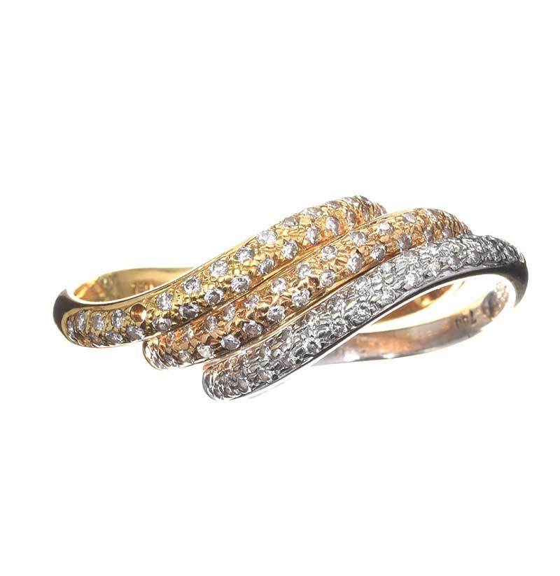 CARTIER TRINITY DIAMOND RINGS at Ross's Online Art Auctions