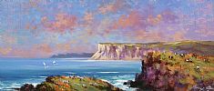 NORTH ANTRIM COAST by William Cunningham at Ross's Online Art Auctions