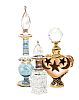 SELECTION OF ASSORTED PERFUME BOTTLES AND STOPPERS at Ross's Online Art Auctions