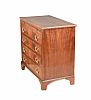 INLAID MAHOGANY CHEST OF DRAWERS at Ross's Online Art Auctions
