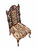 VICTORIAN ROSEWOOD LOW CHAIR at Ross's Online Art Auctions