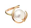 18CT GOLD PEARL RING
 at Ross's Online Art Auctions