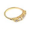 ANTIQUE 18CT GOLD FIVE STONE DIAMOND RING
 at Ross's Online Art Auctions