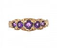 9CT GOLD AMETHYST RING 
 at Ross's Online Art Auctions