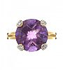 TOUS 18CT GOLD AMETHYST AND DIAMOND RING 
 at Ross's Online Art Auctions