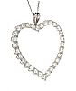 9CT WHITE GOLD DIAMOND NECKLACE
 at Ross's Online Art Auctions