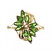 9CT GOLD PERIDOT RING 
 at Ross's Online Art Auctions