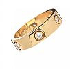 CARTIER 18CT GOLD LOVE RING at Ross's Online Art Auctions