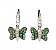 18CT WHITE GOLD DIAMOND BUTTERFLY EARRINGS
 at Ross's Online Art Auctions