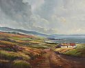 FARMSTEAD BY A DONEGAL SHORE by Robert B. Higgins at Ross's Online Art Auctions