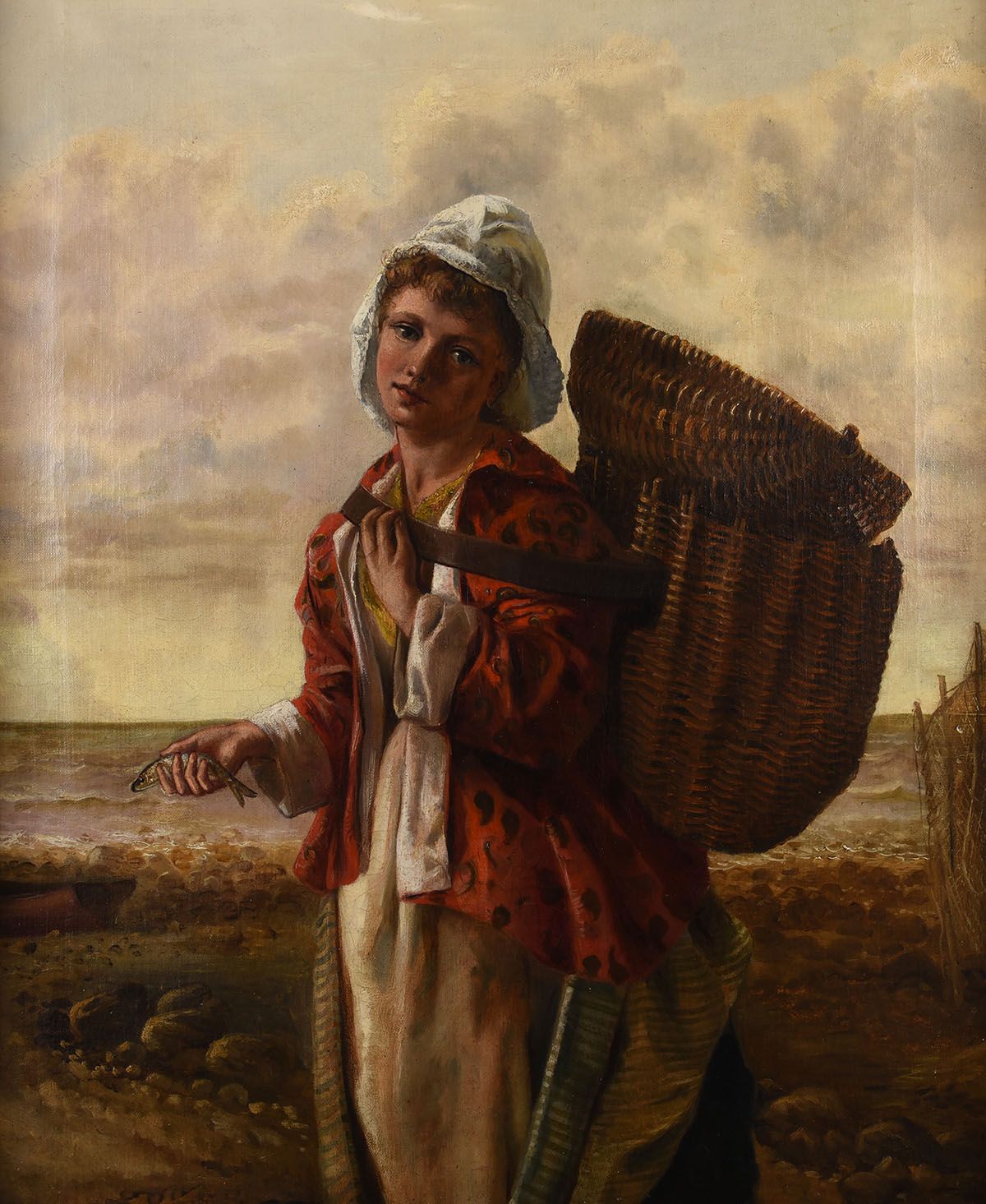 THE FISHERWOMAN by Packman at Ross's Online Art Auctions
